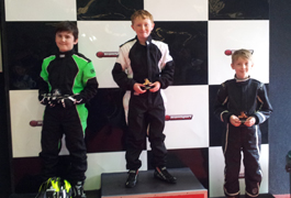 Racing Perfection Kart Academy Brighton Cadet Final Podium